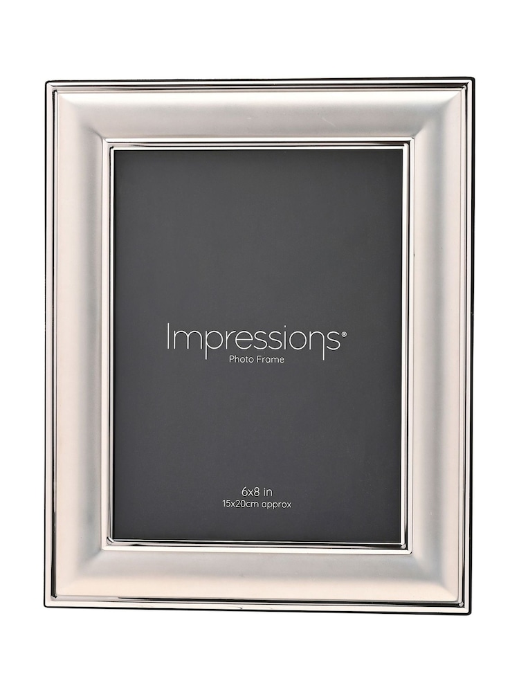 Widdop Black Silver Plated Border Edge Photo Frame - Image 2 of 5