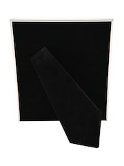 Widdop Black Silver Plated Thin Edge Crackled Photo Frame - Image 4 of 5