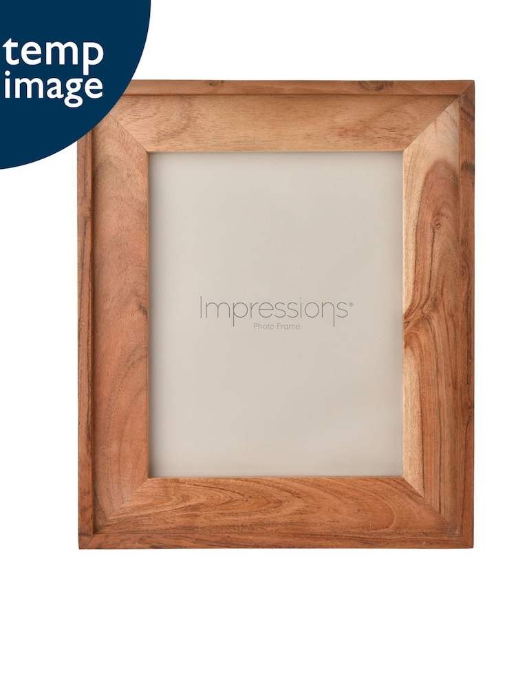 Widdop Brown 2 Tone Wood Photo Frame - Image 1 of 3