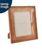 Widdop Brown 2 Tone Wood Photo Frame - Image 2 of 3