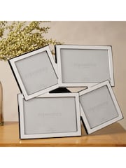 Widdop Silver Overlapping Multi Aperture Photo Frame - Image 1 of 6