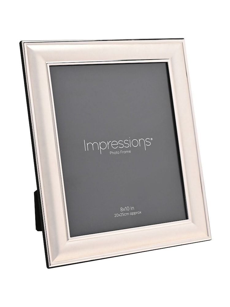 Widdop Black Silver Plated Border Edge Photo Frame - Image 1 of 5 Widdop Black Silver Plated Border Edge Photo Frame - Image 1 of 5
