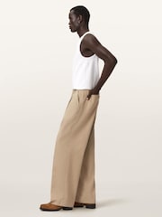 AllSaints Brown Midas Trousers - Image 4 of 8