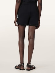 AllSaints Black Lele Lace Shorts - Image 4 of 7