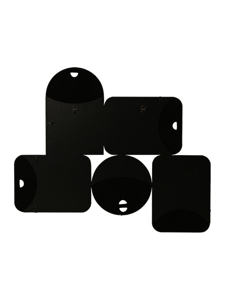 Widdop Black 5 Multi Aperture Photo Frame - Image 2 of 3 Widdop Black 5 Multi Aperture Photo Frame - Image 2 of 3