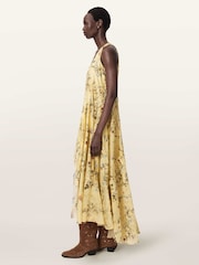 AllSaints Yellow Dorina Dress - Image 5 of 6