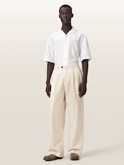 AllSaints White Midas Trousers - Image 3 of 8