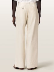 AllSaints White Midas Trousers - Image 5 of 8
