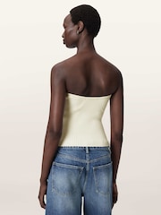 AllSaints White Cruz Bandeau Top - Image 2 of 6