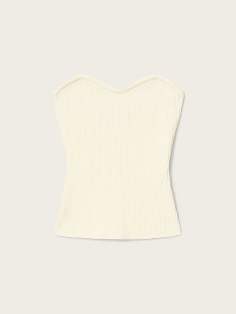 AllSaints White Cruz Bandeau Top - Image 6 of 6 AllSaints White Cruz Bandeau Top - Image 6 of 6