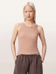 AllSaints Pink Rina Tank - Image 1 of 7