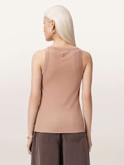 AllSaints Pink Rina Tank - Image 2 of 7