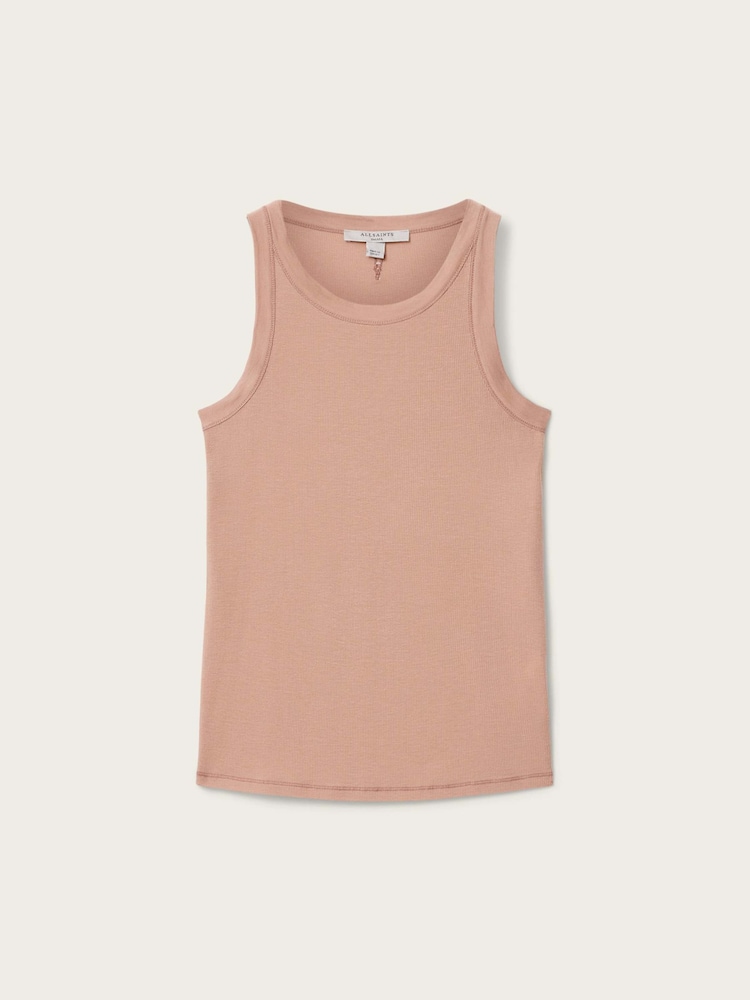 AllSaints Pink Rina Tank - Image 7 of 7