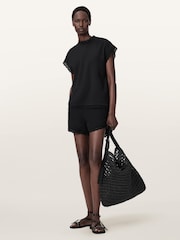 AllSaints Black Lele Lace Tank - Image 3 of 8