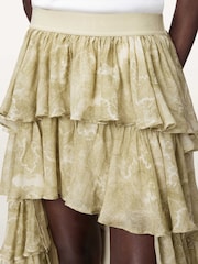 AllSaints Green Cavarly Maxi Skirt - Image 4 of 8