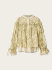 AllSaints Green Delphine Shirt - Image 5 of 5