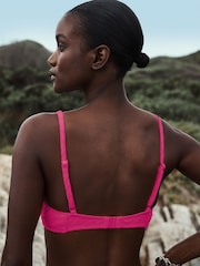 Pink Non Padded Underwired Bikini Top - Image 4 of 8