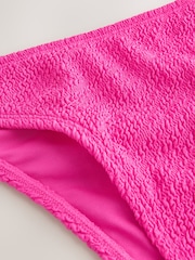 Pink Brazilian Crinkle Bikini Bottoms - Image 5 of 7