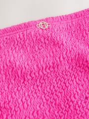 Pink Brazilian Crinkle Bikini Bottoms - Image 6 of 7
