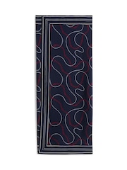 Tommy Hilfiger Navy Blue Logo Self-Tie Pareo Cover-Up - Image 4 of 4