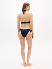 Tommy Hilfiger Blue Original Logo Side Tie Bikini Bottoms - Image 3 of 5