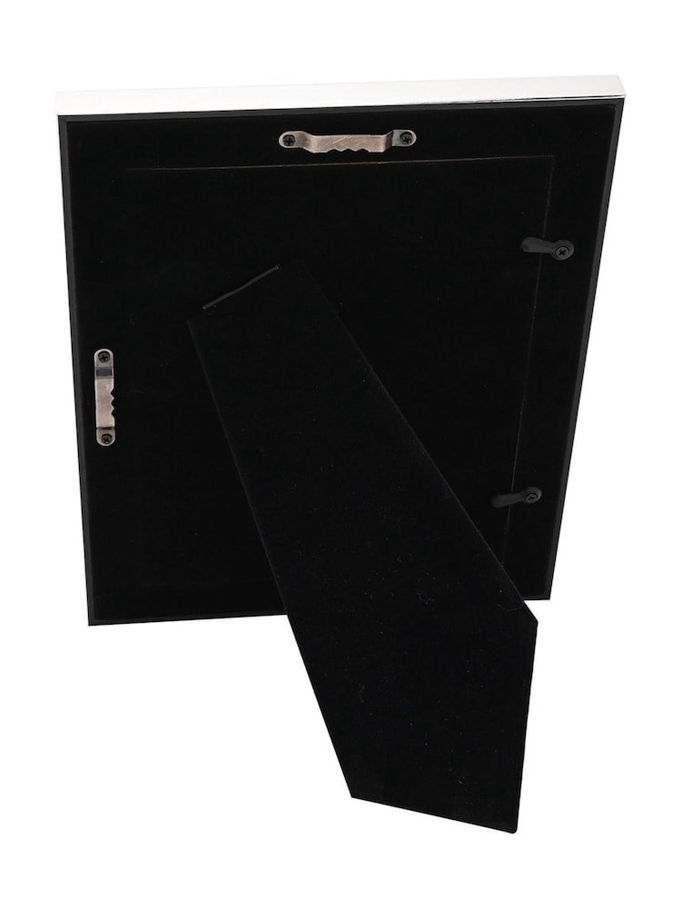 Widdop Grey Photo Frame with Velvet - Image 4 of 4 Widdop Grey Photo Frame with Velvet - Image 4 of 4