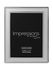 Widdop Silver Satin Plain Photo Frame - Image 1 of 5