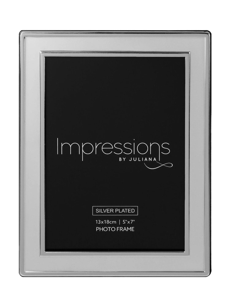 Widdop Silver Satin Plain Photo Frame - Image 1 of 5