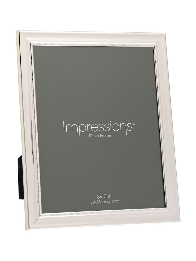 Widdop Silver Single Beaded Photo Frame - Image 1 of 6
