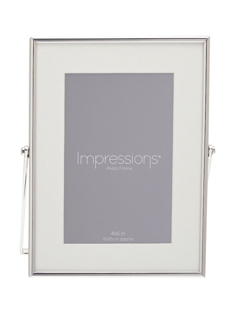 Widdop Silver Colour White Border Photo Frame - Image 2 of 6