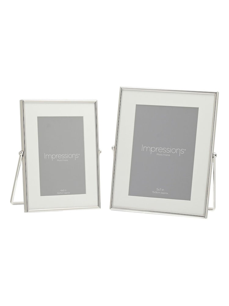 Widdop Silver Colour White Border Photo Frame - Image 6 of 6