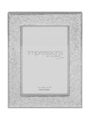 Widdop Silver Photo Frame with Glitter Band - Image 1 of 6