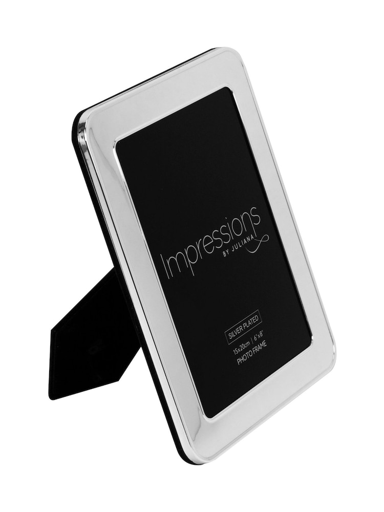 Widdop Silver Shiny Round Edge Photo Frame - Image 2 of 2 Widdop Silver Shiny Round Edge Photo Frame - Image 2 of 2