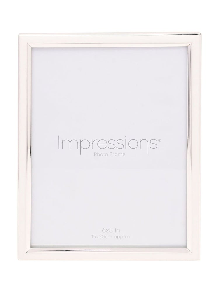 Widdop White Silver Plated Photo Frame with Epoxy - Image 1 of 4 Widdop White Silver Plated Photo Frame with Epoxy - Image 1 of 4