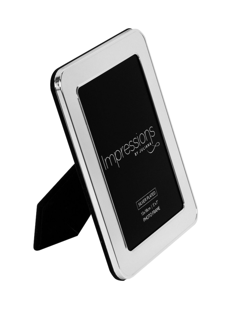 Widdop Silver Shiny Round Edge Photo Frame - Image 2 of 2 Widdop Silver Shiny Round Edge Photo Frame - Image 2 of 2