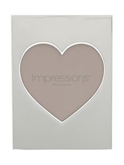 Widdop Silver Heart Aperture Plated Photo Frame - Image 2 of 4