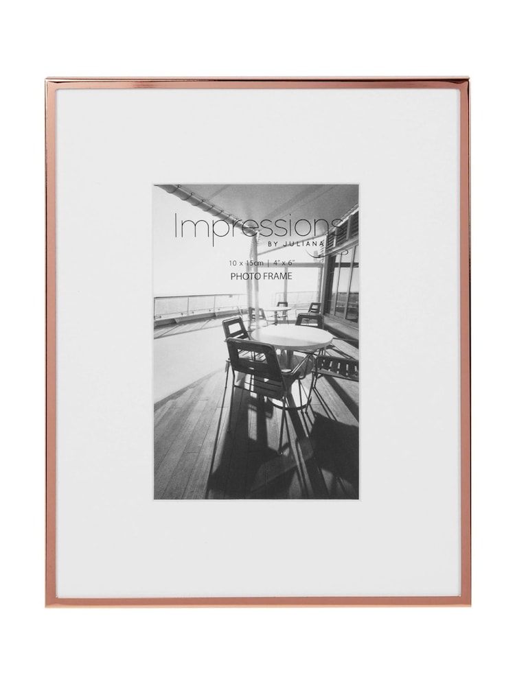 Widdop Copper Plated Photo Frame with Mount - Image 1 of 5 Widdop Copper Plated Photo Frame with Mount - Image 1 of 5