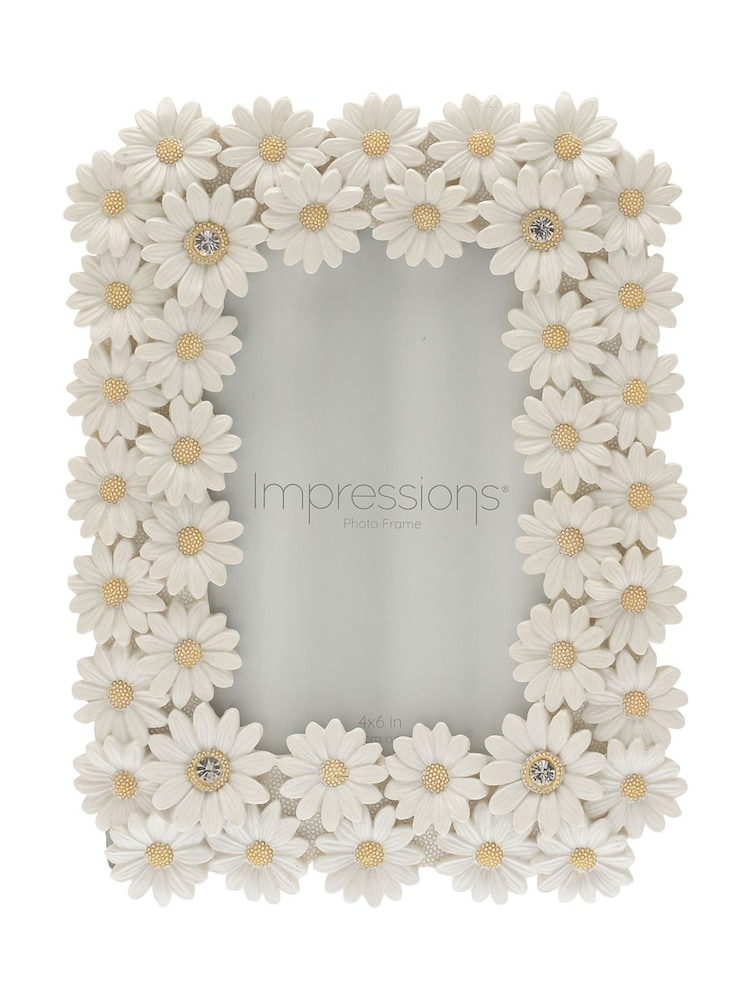 Widdop White Resin Daisy Photo Frame - Image 2 of 5 Widdop White Resin Daisy Photo Frame - Image 2 of 5