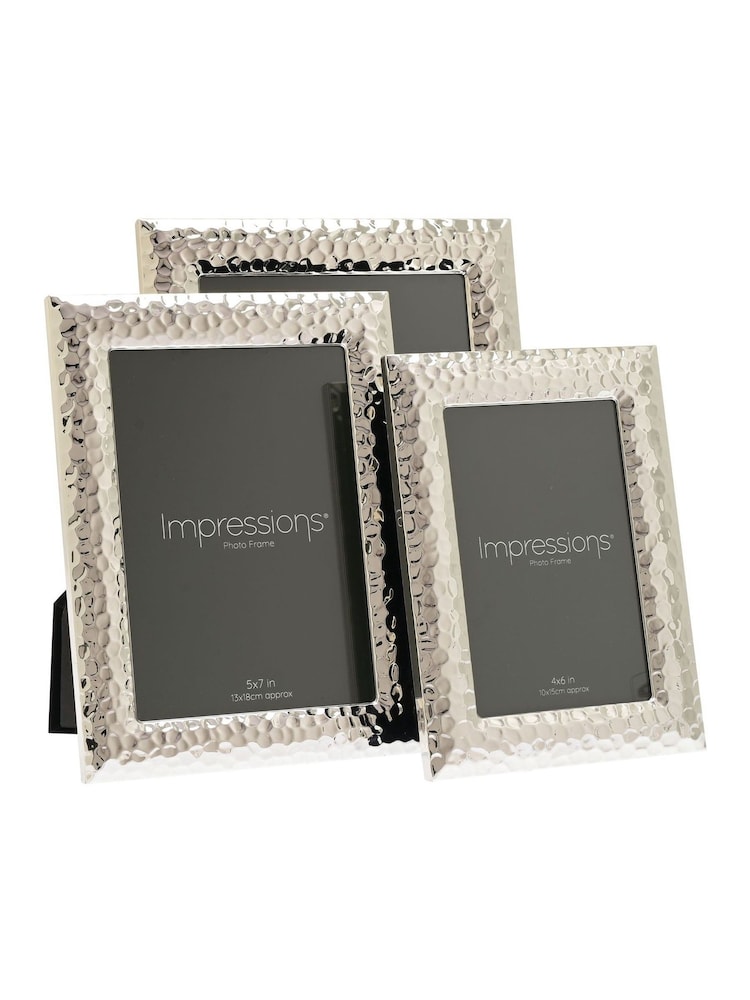 Widdop Silver Textured Photo Frame - Image 5 of 5 Widdop Silver Textured Photo Frame - Image 5 of 5