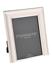 Widdop Black Silver Plated Border Edge Photo Frame - Image 1 of 6