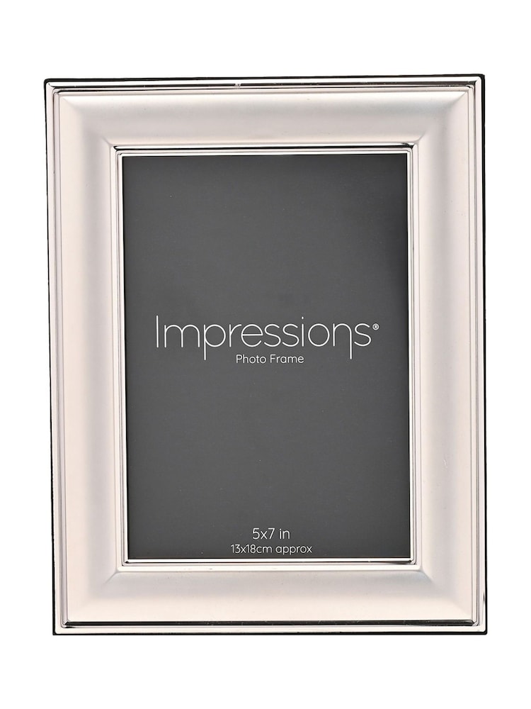 Widdop Black Silver Plated Border Edge Photo Frame - Image 2 of 6