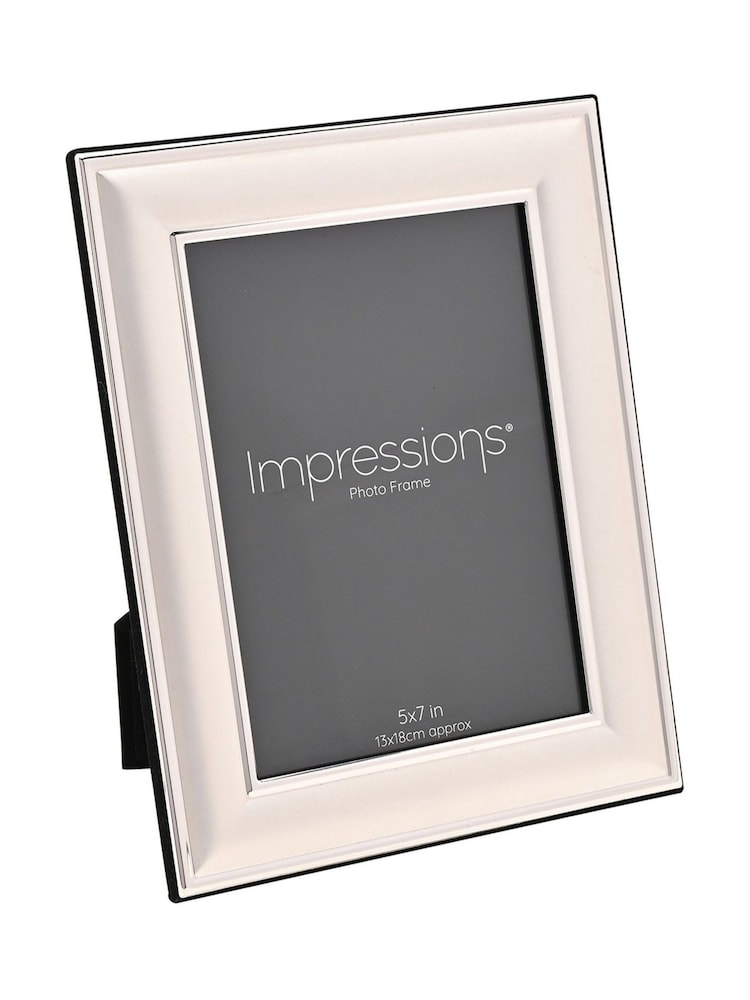 Widdop Black Silver Plated Border Edge Photo Frame - Image 6 of 6