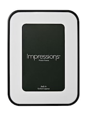 Widdop Black Oval Corner Photo Frame - Image 1 of 4