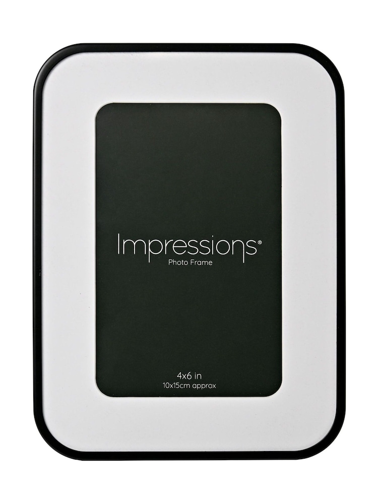 Widdop Black Oval Corner Photo Frame - Image 1 of 4