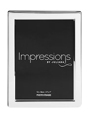 Widdop Silver Flat Edge Photo Frame - Image 1 of 5