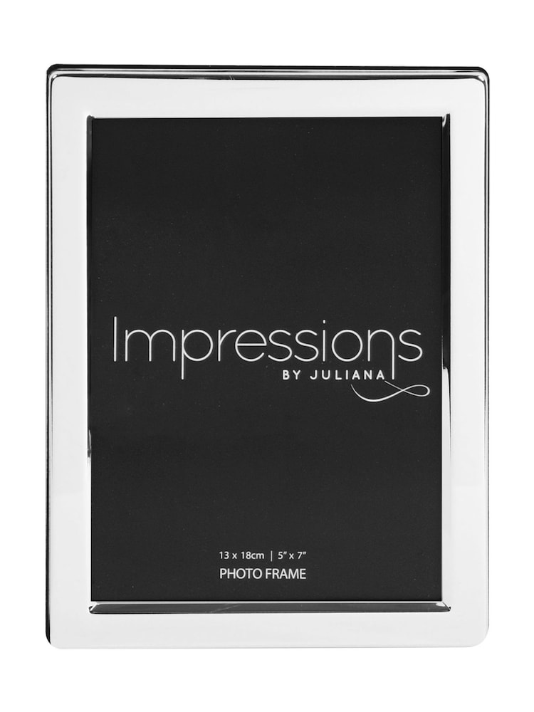 Widdop Silver Flat Edge Photo Frame - Image 1 of 5
