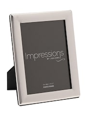 Widdop Silver Curved Edge Photo Frame - Image 1 of 4