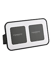 Widdop Black Double Aperture Photo Frame - Image 2 of 4