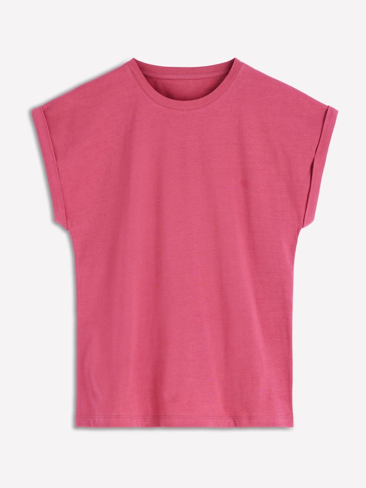 Boden Pink Turn Back T-Shirt - Image 5 of 5
