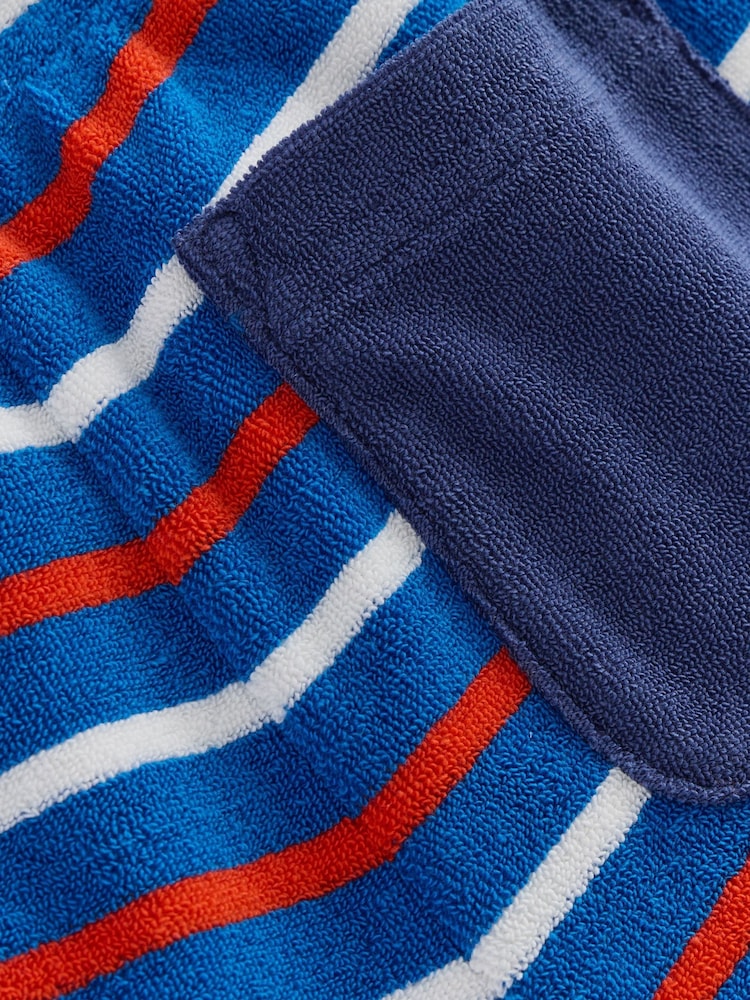 Boden Blue Towelling Shorts - Image 3 of 3 Boden Blue Towelling Shorts - Image 3 of 3